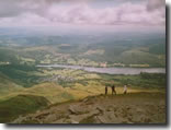 View from the top of Coniston